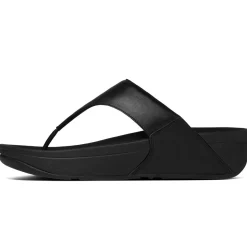 Discount Fit Flop Lulu Black Leather Thong Sandal