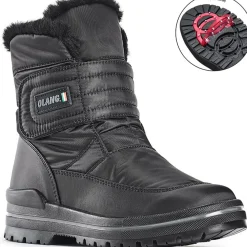 New Olang Luna Velcro Black Winter Boot