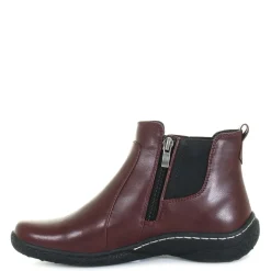 Hot Wanderlust Maddi Burgundy Ankle Boot