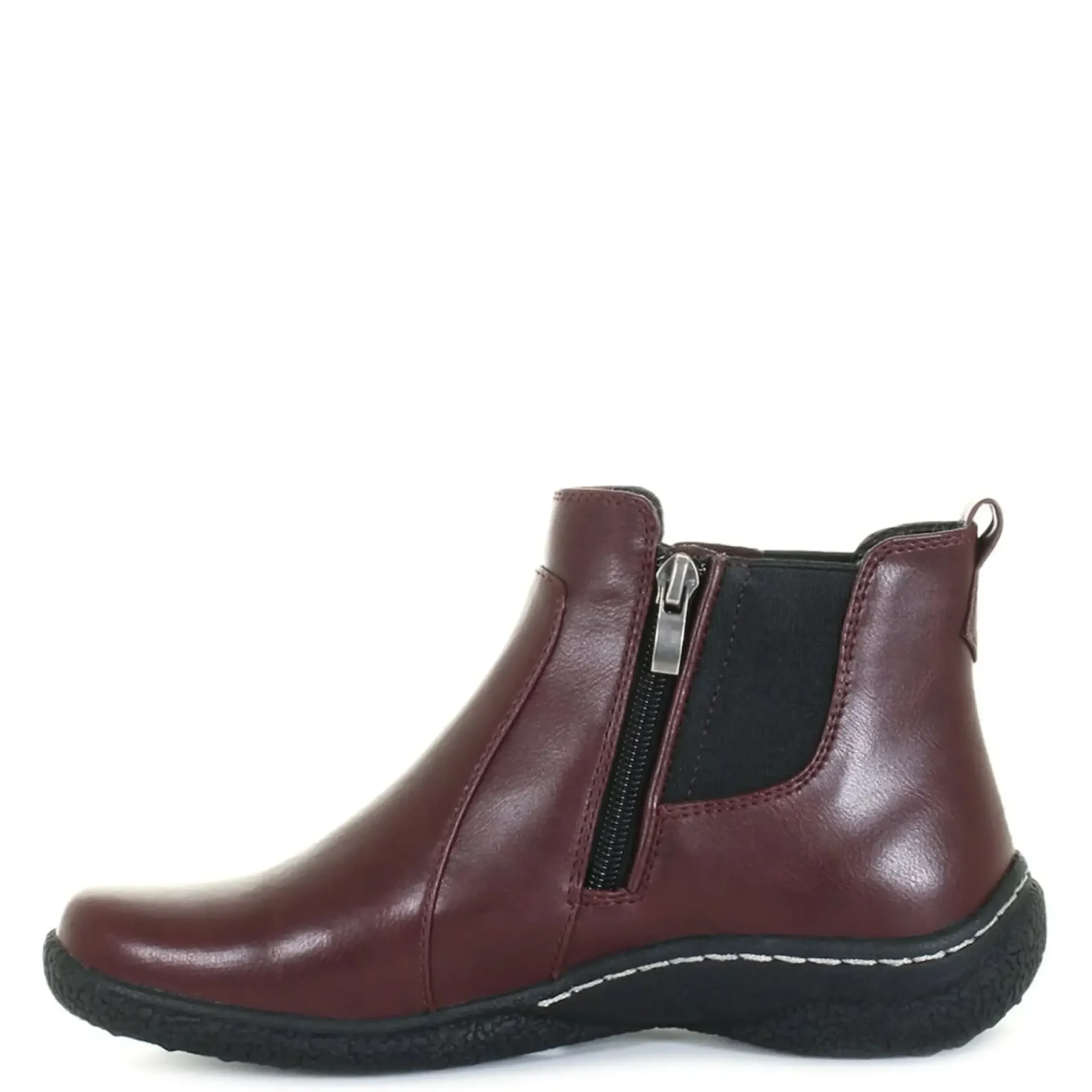 Hot Wanderlust Maddi Burgundy Ankle Boot