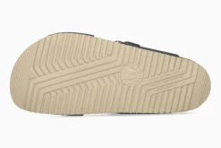 Discount Mephisto Madison Navy Leather Slide Sandal