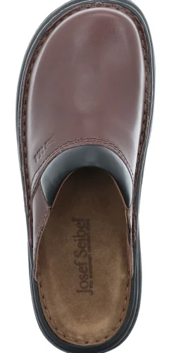 Best Josef Seibel Max Brandy Brown Leather Slipper