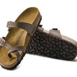Clearance Birkenstock Mayari Birko-Flor Nubuck Mocha Brown Sandal