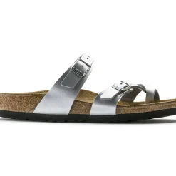 Outlet Birkenstock Mayari Birko-Flor Silver Sandal