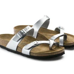 Outlet Birkenstock Mayari Birko-Flor Silver Sandal