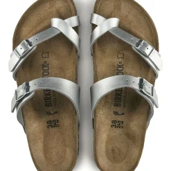 Outlet Birkenstock Mayari Birko-Flor Silver Sandal