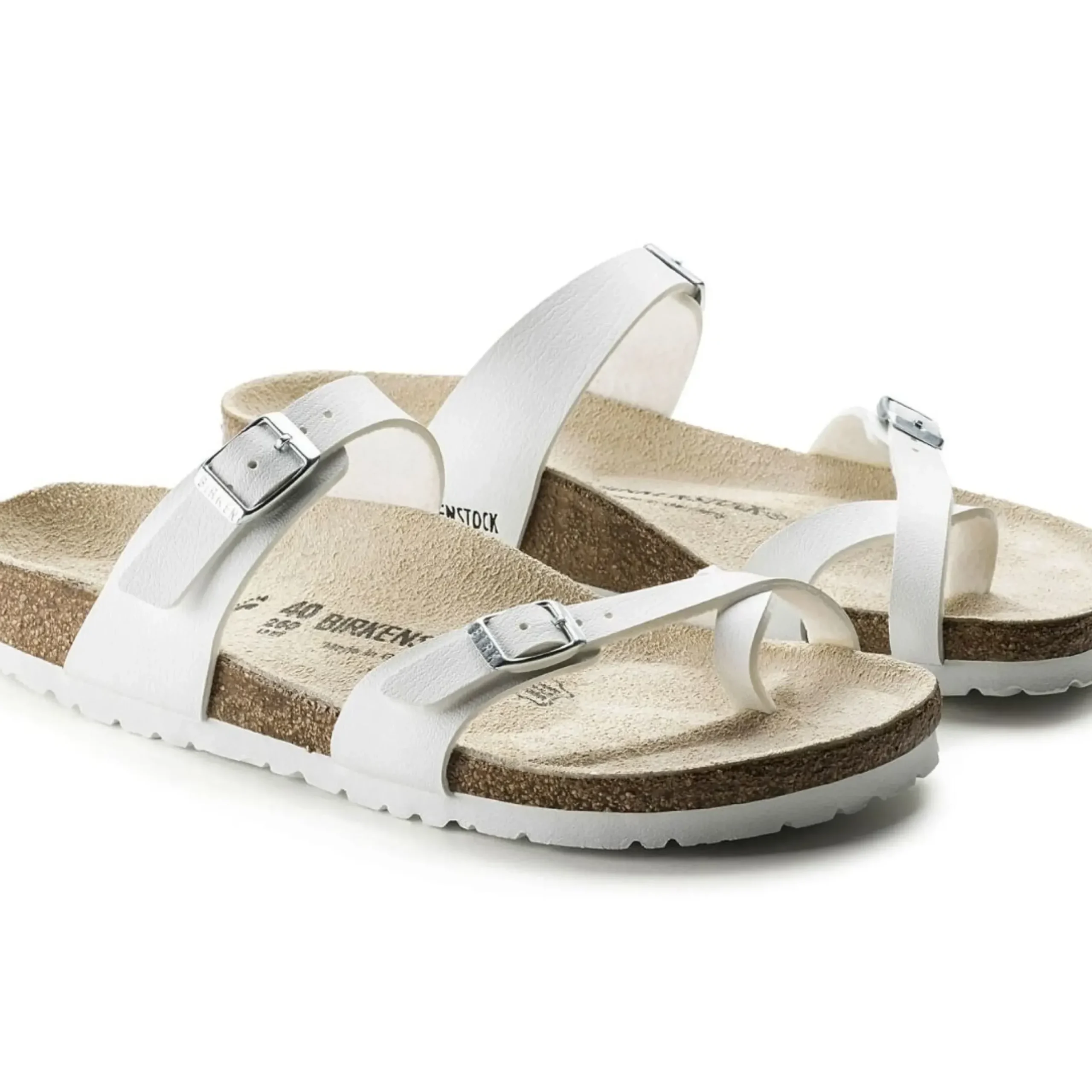 Sale Birkenstock Mayari Birko-Flor White Sandal