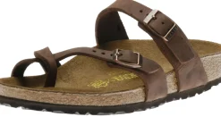 Clearance Birkenstock Mayari Habana Brown Oiled Leather Sandal