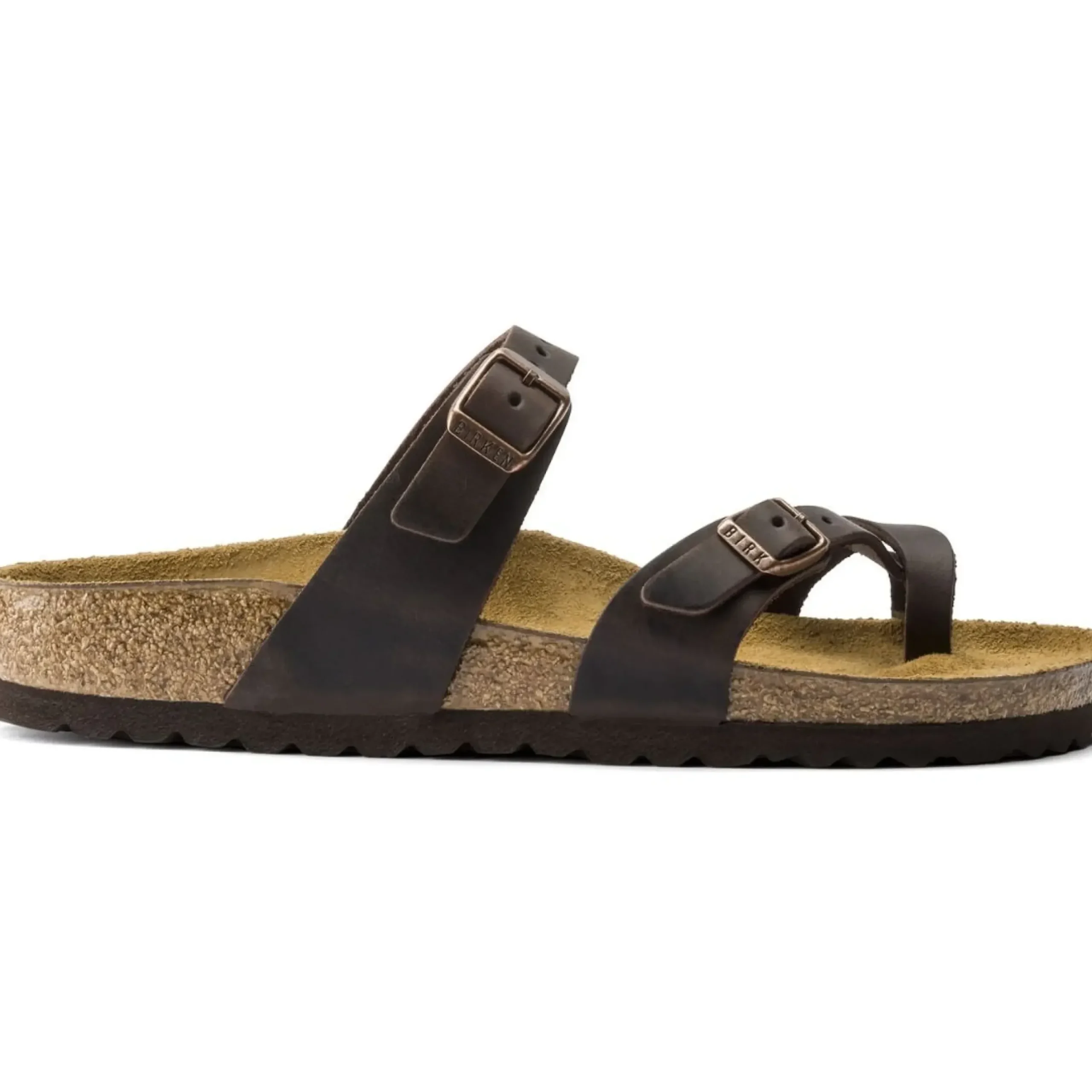 Clearance Birkenstock Mayari Habana Brown Oiled Leather Sandal