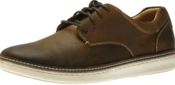 Hot Johnston & Murphy Mcguffey Plain Toe Brown Leather Derby Sneaker