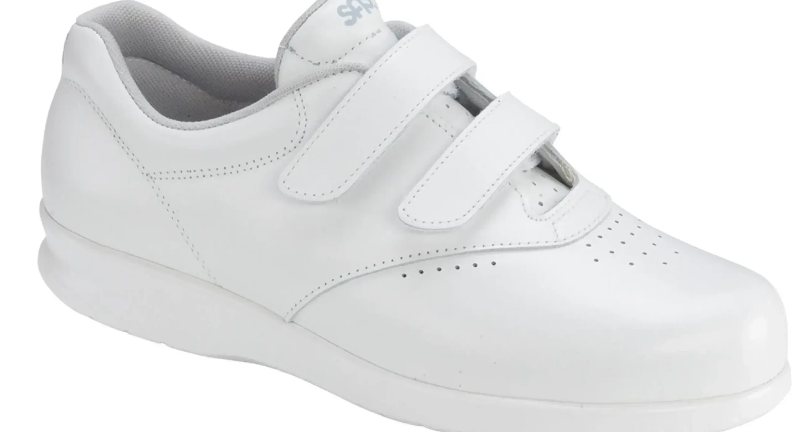 Outlet SAS Shoes Me Too White Leather Walking Shoe