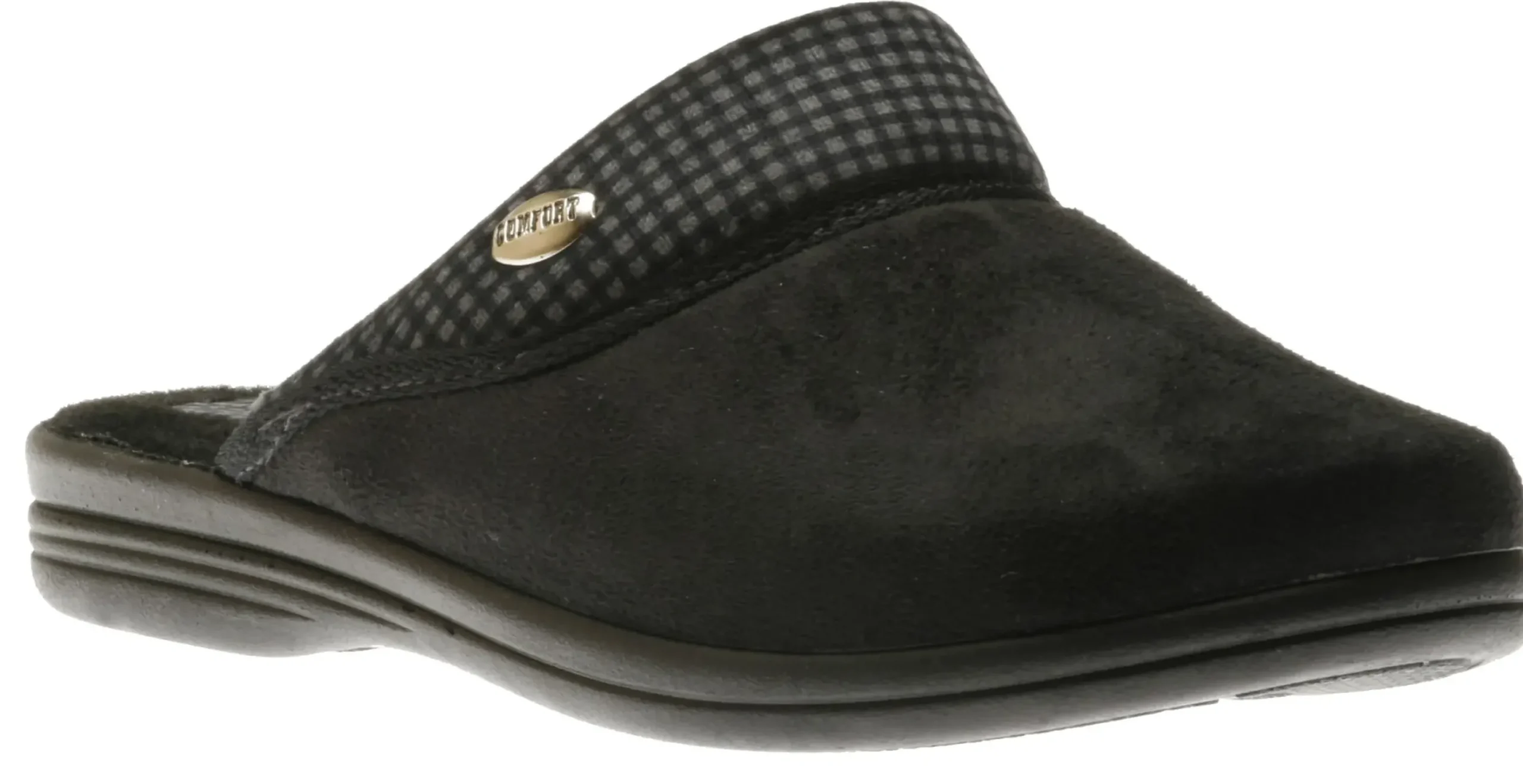 Lady Diana Men Slipper Black