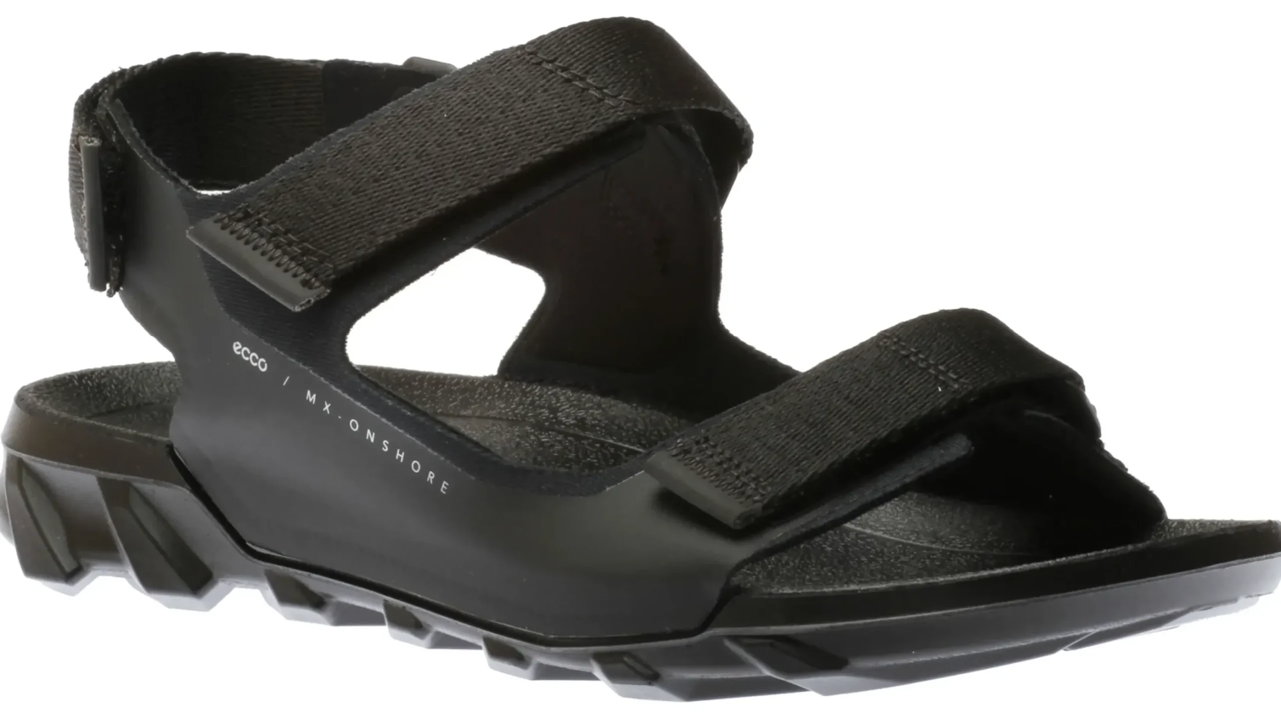 Online Ecco Men's Mx Onshore Black 3-Strap Water Friendly Sport Sandal