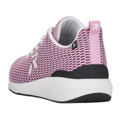 Discount R EVOLUTION Mesh39 Pink Lace-Up Walking Shoe