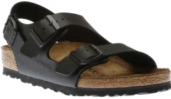 Hot Birkenstock Milano Black Birko-Flor Sandal