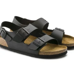 Hot Birkenstock Milano Black Birko-Flor Sandal
