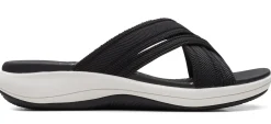 Discount Clarks Mira Isle Black Slide Sport Sandal