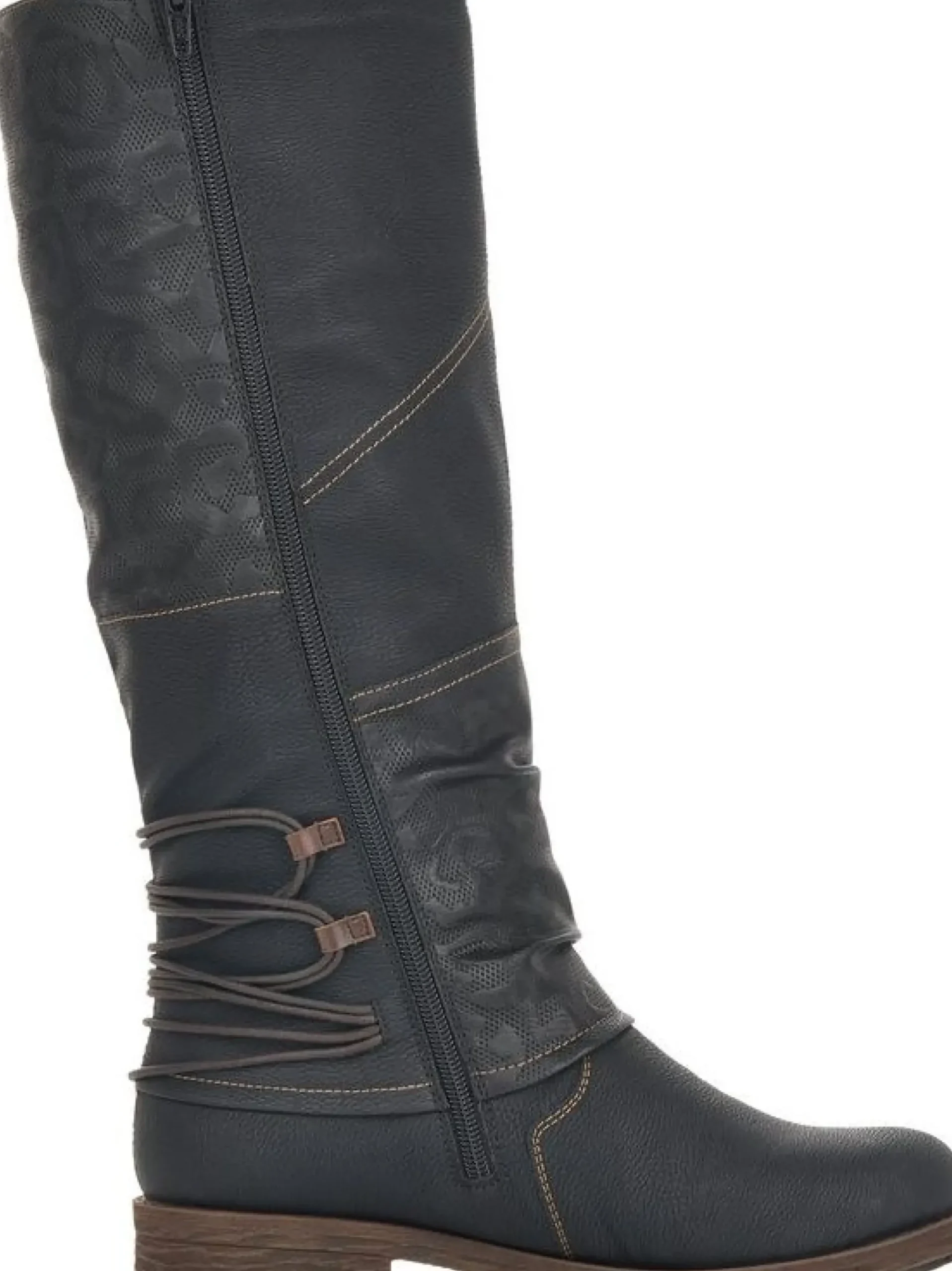 Outlet Remonte Mombasa Black Tall Boot