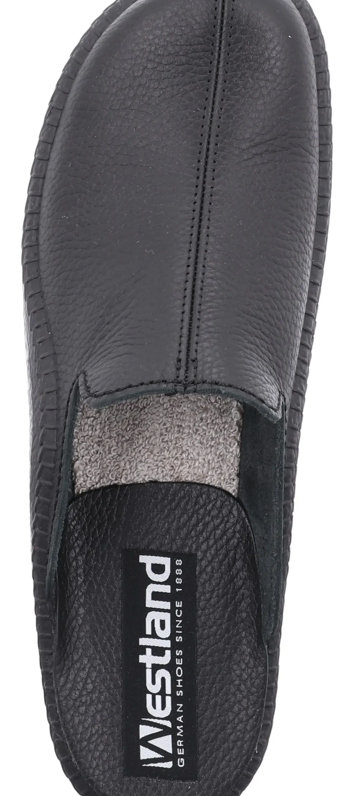New Romika Monaco 202G Black Leather Slipper