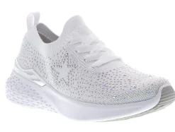 Discount Ara Monticello White Rainbow Rhinestone Slip-On Sneaker