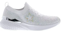 Discount Ara Monticello White Rainbow Rhinestone Slip-On Sneaker