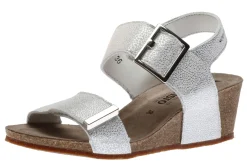 Sale Mephisto Morgana Silver Wedge Sandal