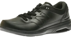 Sale New Balance Mw813Bk Black Leather Walking Shoe