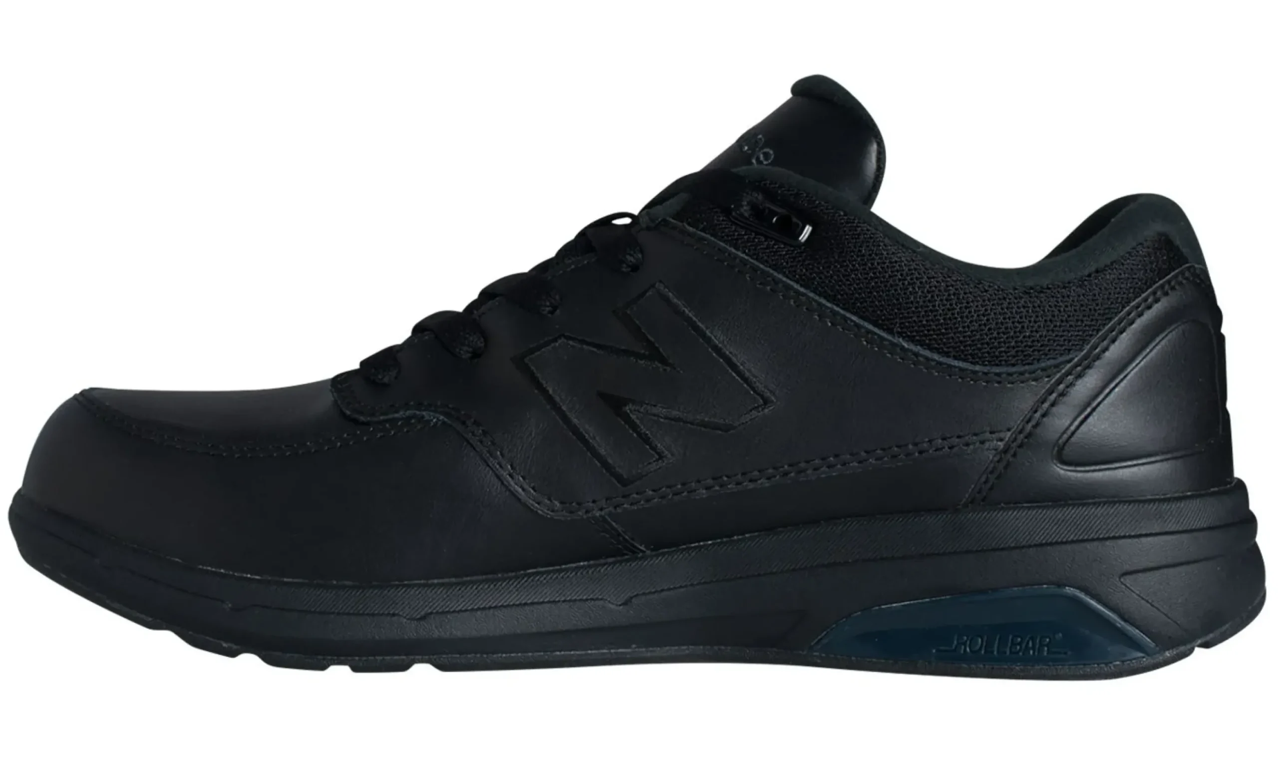 Sale New Balance Mw813Bk Black Leather Walking Shoe