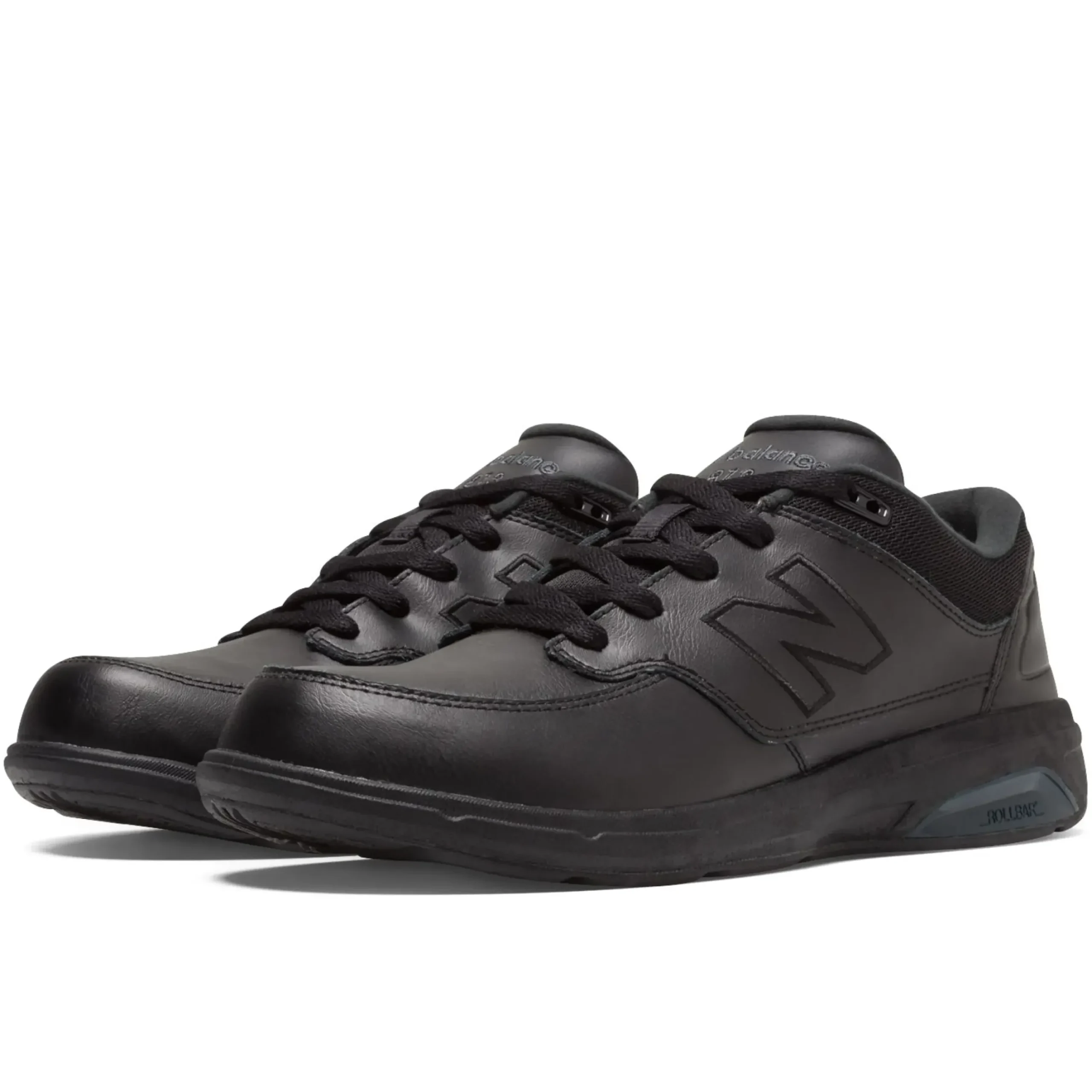 Sale New Balance Mw813Bk Black Leather Walking Shoe