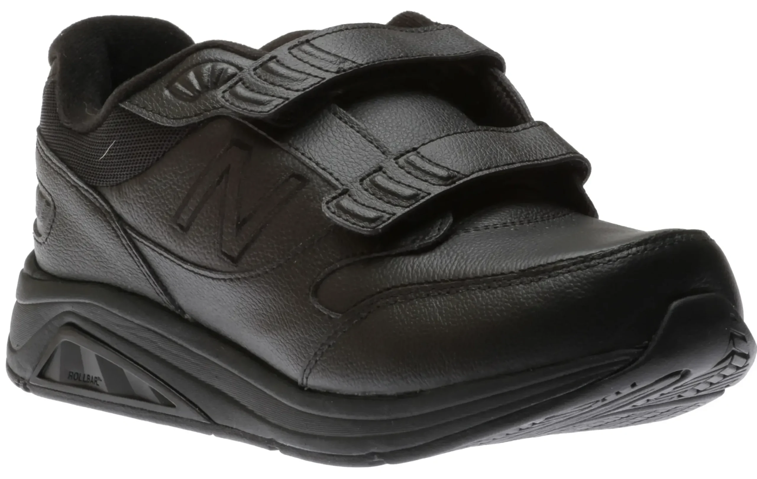 Sale New Balance Mw928Hb3 Black Leather Velcro Walking Shoe