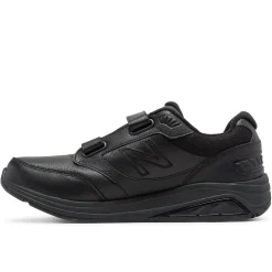 Sale New Balance Mw928Hb3 Black Leather Velcro Walking Shoe