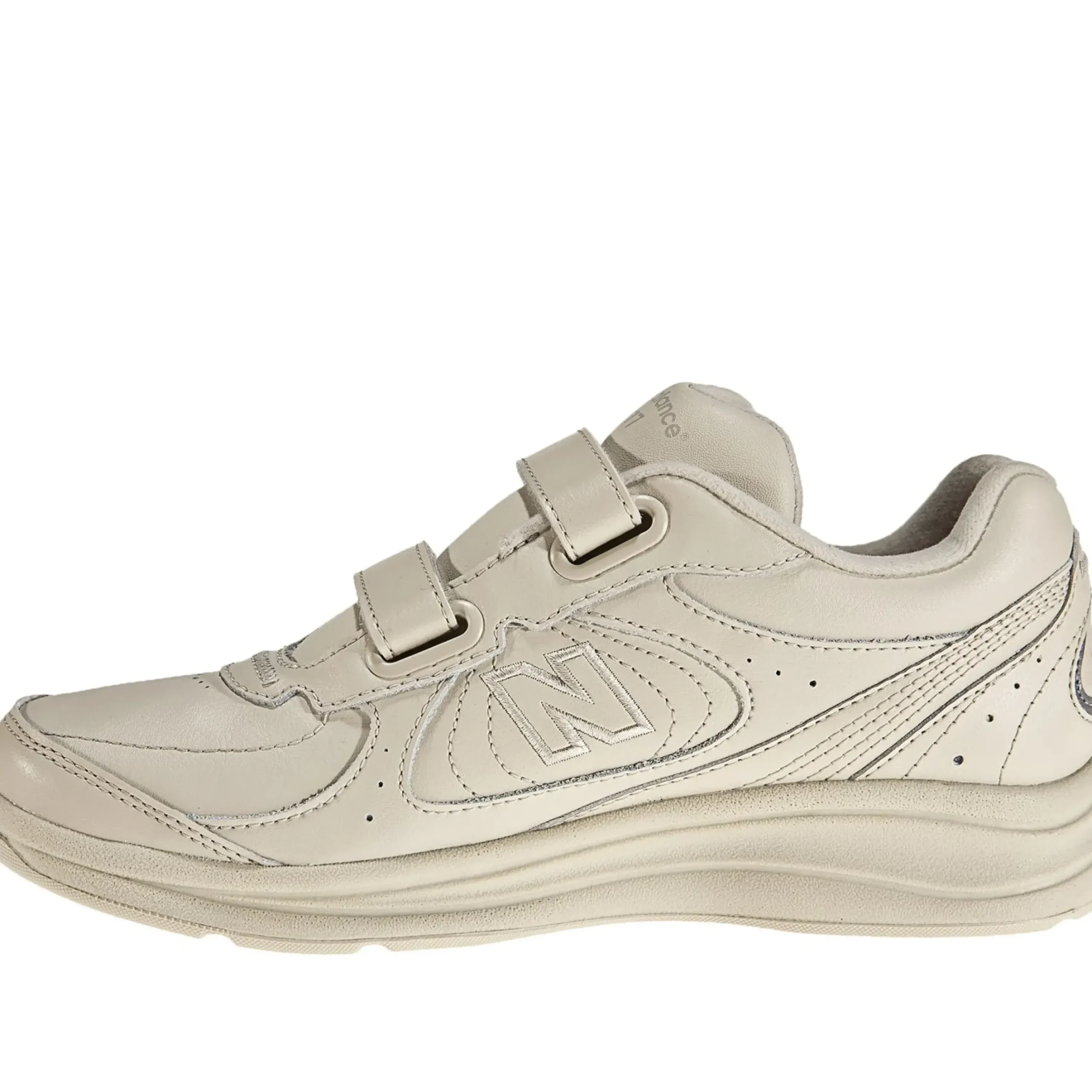 Hot New Balance Mw577Vb Beige Leather Velcro Walking Shoe