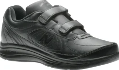 Online New Balance Mw577Vk Black Leather Velcro Walking Shoe