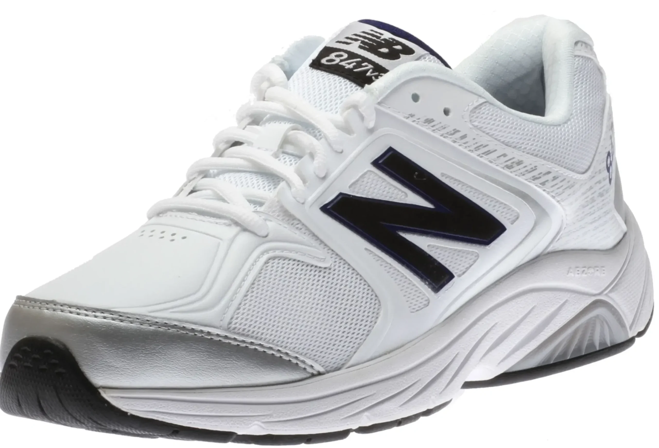 Best New Balance Mw847Wt3 White Walking Shoe