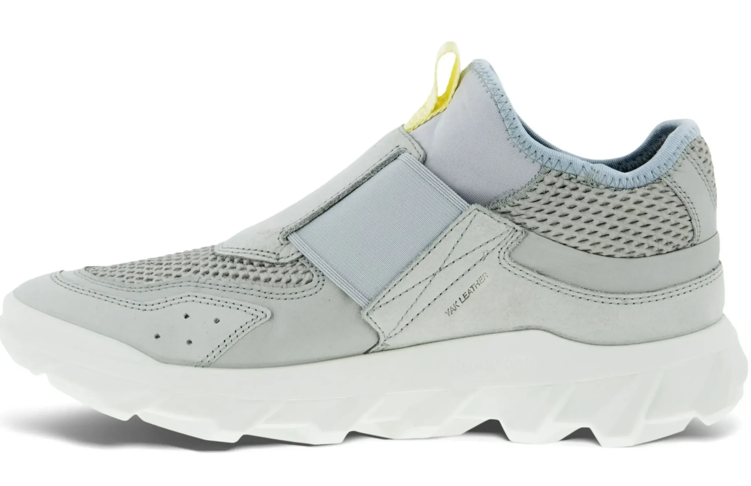 Discount Ecco Mx Concrete Grey Mesh Slip-On Sneaker