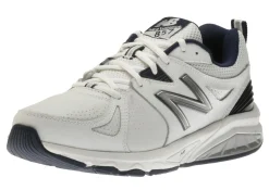 Sale New Balance Mx857Wn2 White Leather Cross-Training Shoe