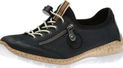 New Rieker New York Navy Slip-On Bungee Sneaker