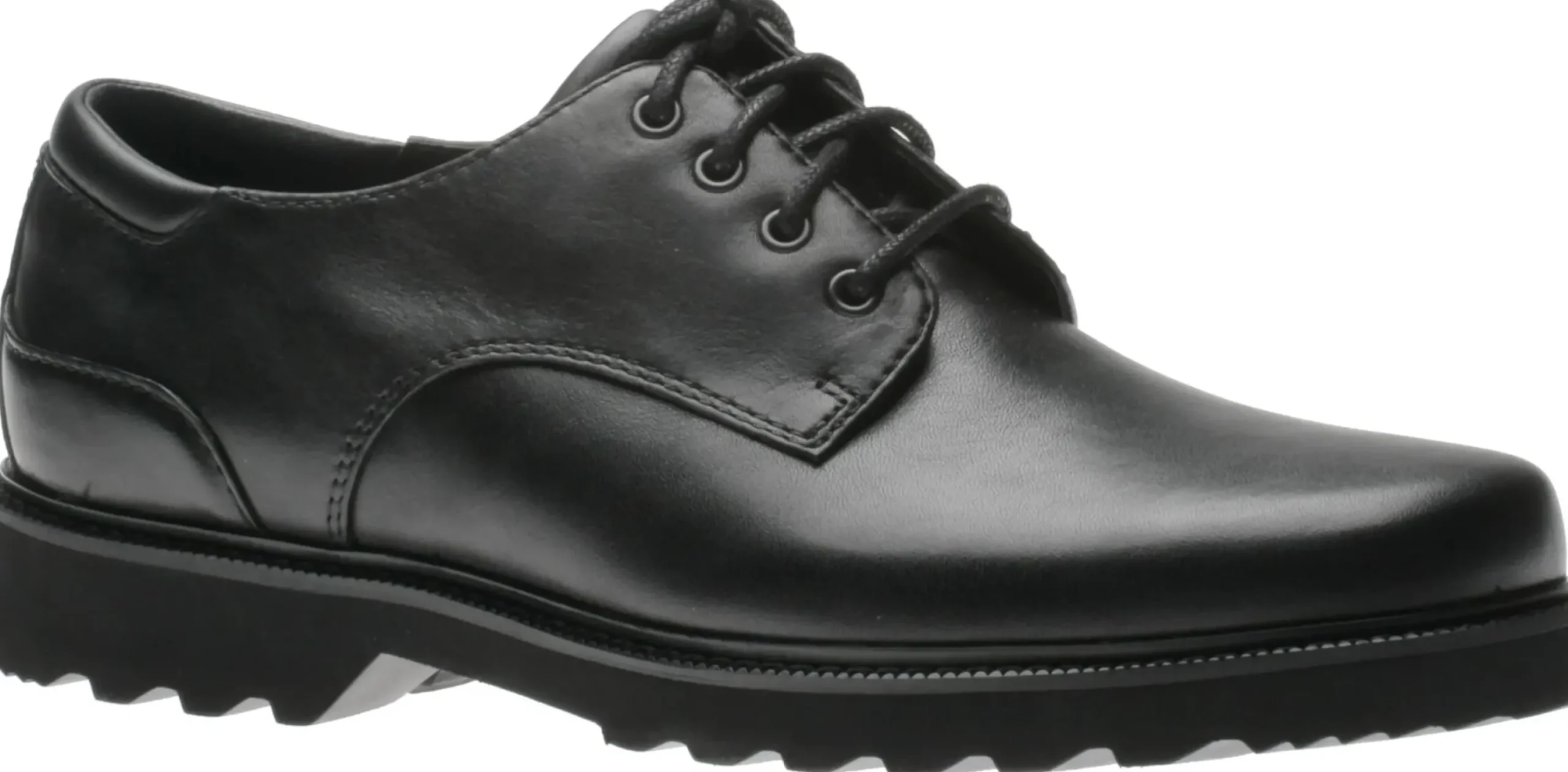 Outlet Rockport Northfield Black Leather Lace-Up Dress Shoe