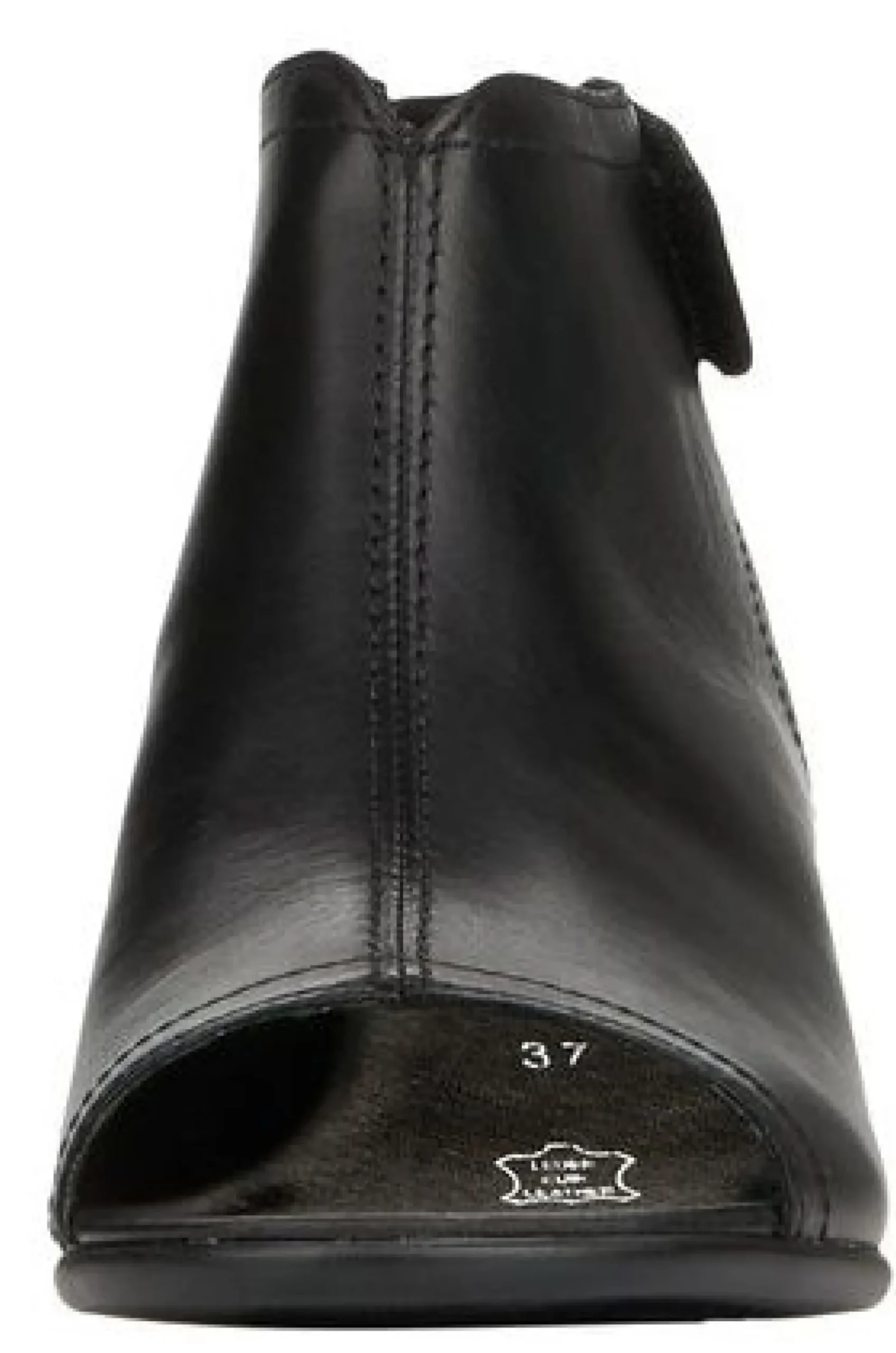 Outlet Remonte Odean Black Leather Chunky Heel Sandal