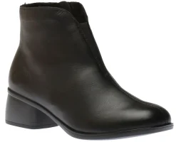 Remonte Odeon Black Leather Ankle Boot