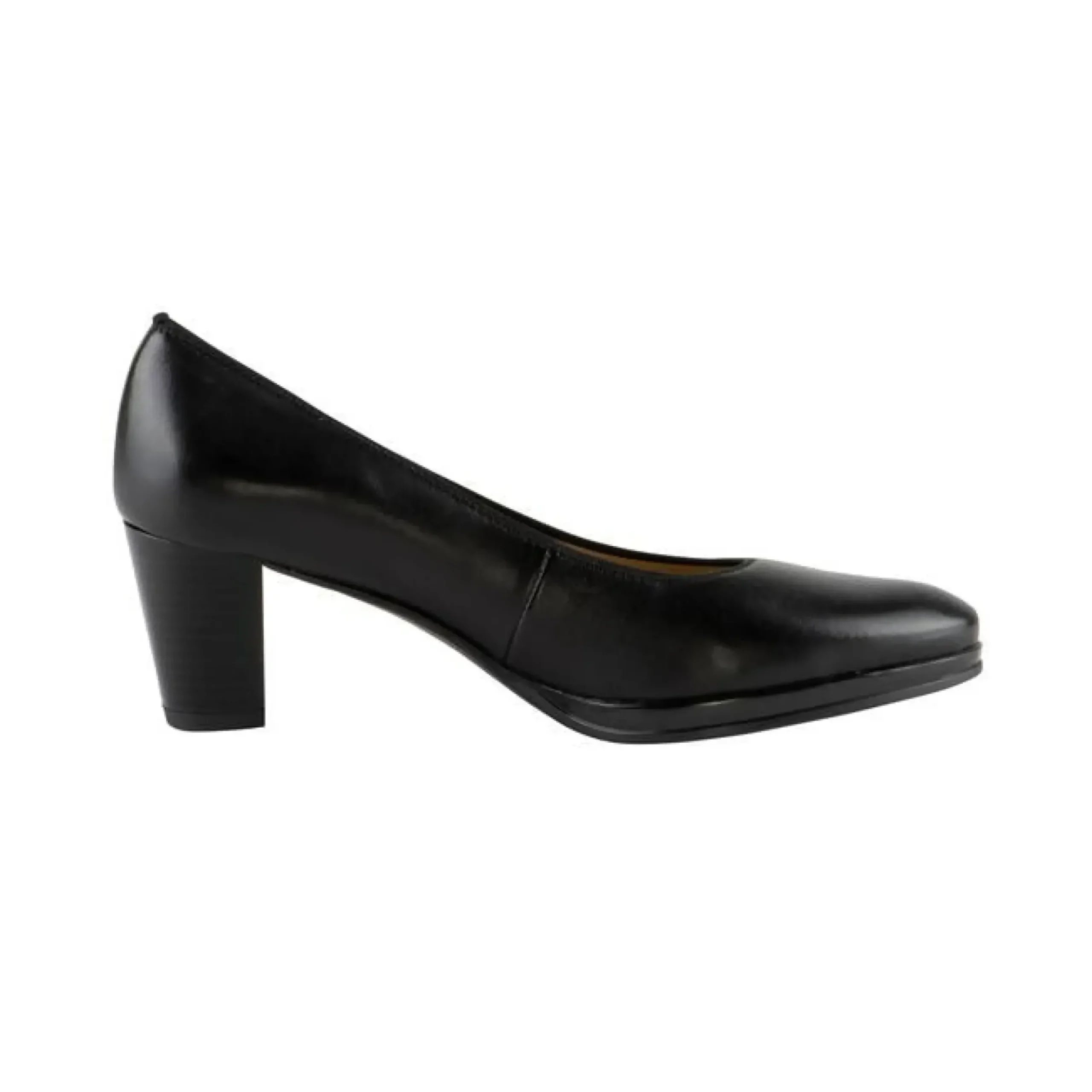 Sale Ara Ophelia Black Leather Pump