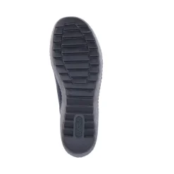 Outlet Remonte Ottawa Black Leather Lace-Up Sneaker