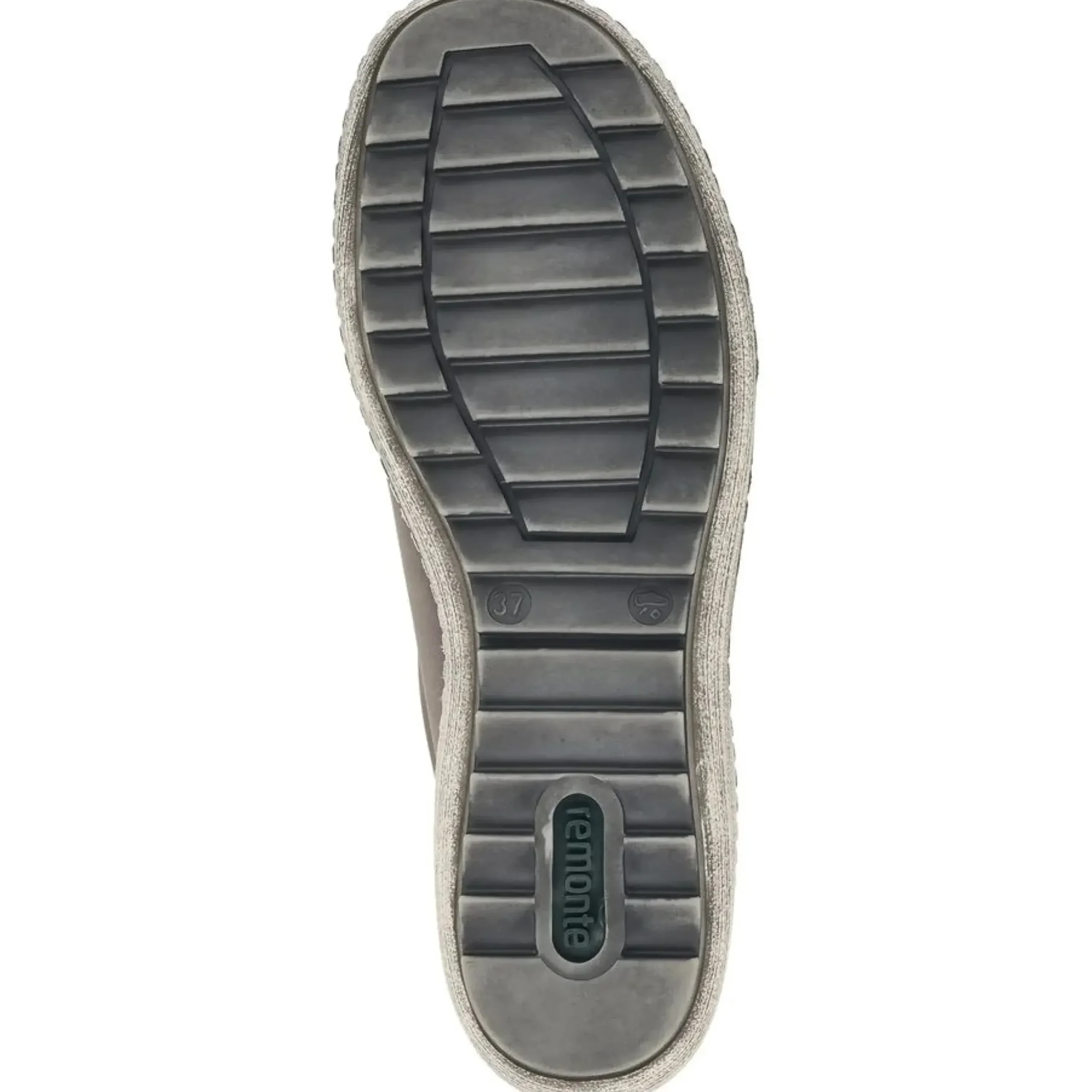 Best Remonte Ottawa Grey Leather Lace-Up Sneaker