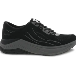 Discount Dansko Pace Black Grey Mesh