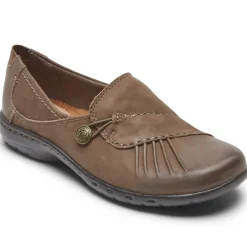 Best Cobb Hill Paulette Stone Nubuck Slip-On Flat