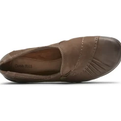 Best Cobb Hill Paulette Stone Nubuck Slip-On Flat