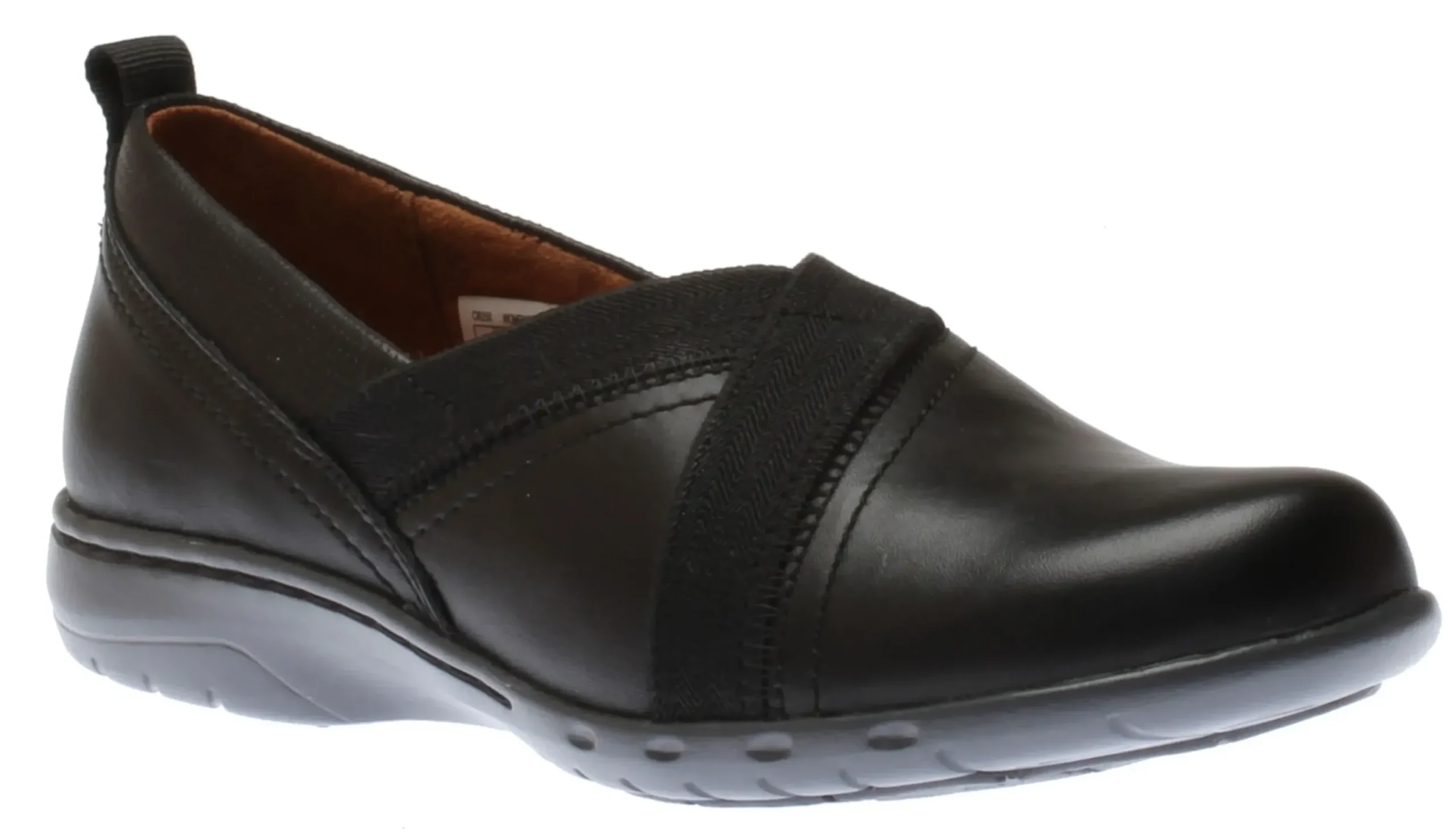 Hot Cobb Hill Penfield Envelope Black Leather Slip-On Flat
