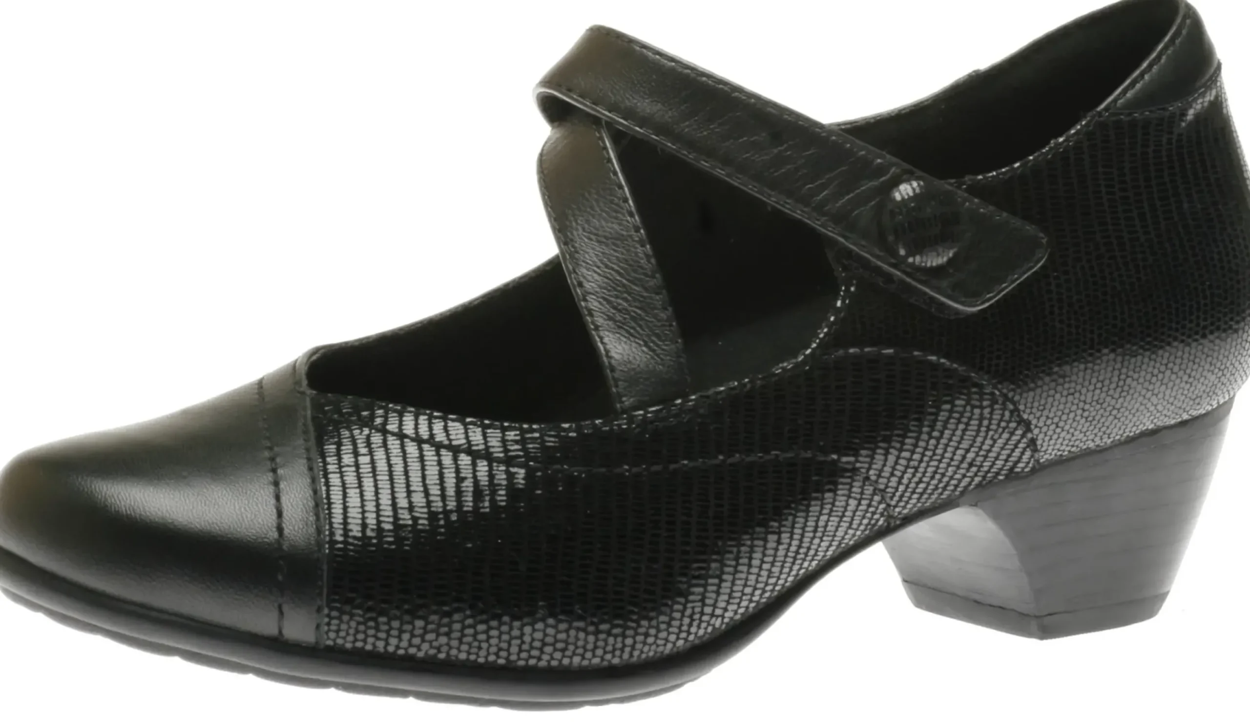 Online Aravon Portia Black Mary Jane Low Heel