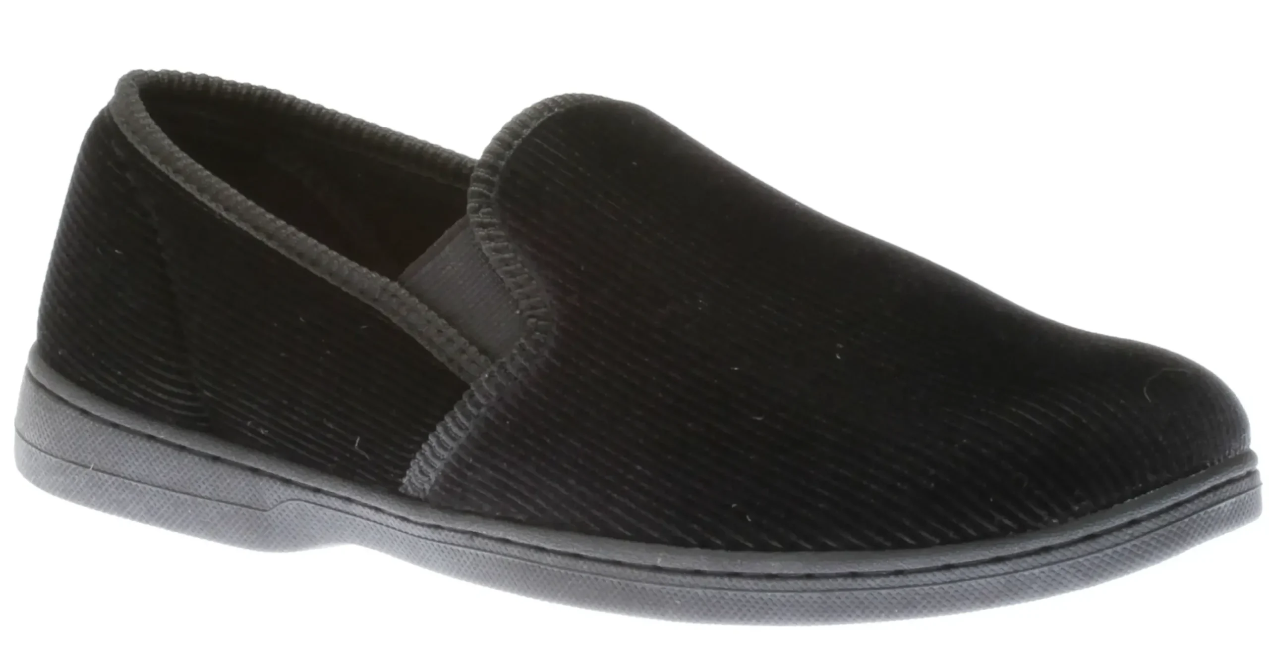 Sale Foamtreads Regal 2 Black Slip-On Slipper
