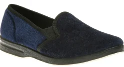 Outlet Foamtreads Regal Navy Slip-On Slipper